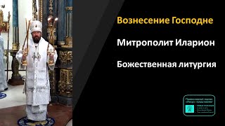 Митрополит Иларион | Прямая трансляция | Божественная Литургия. Вознесение Господне | 25.05.2023