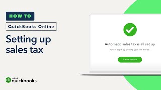 How to set up sales tax in QuickBooks Online