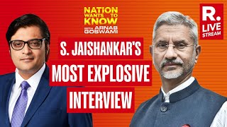 LIVE: Jaishankar's Biggest Pre-Election Interview With Arnab Goswami | Nation Wants to Know