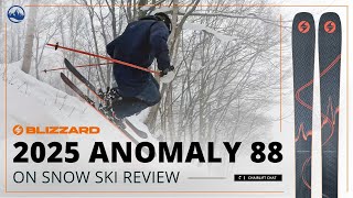 2025 Blizzard Anomaly 88 On Snow Ski Review at Stowe Mountain Resort with SkiEssentials.com