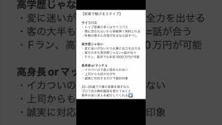 営業マンになった方が良い３種類の人間!!#営業職 #営業マン #転職 #仕事探し #未経験転職 #shorts