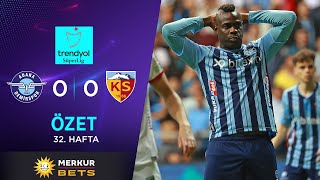 Merkur-Sports | Adana Demirspor (0-0) Kayserispor - Highlights/Özet | Trendyol S