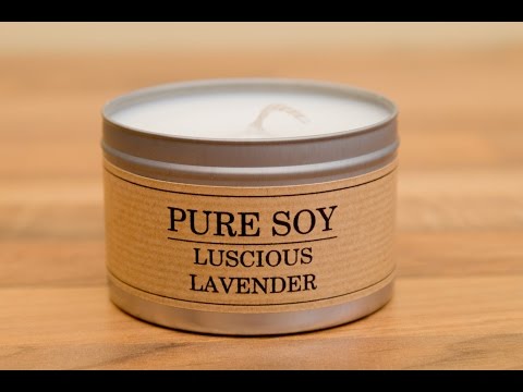Soy Tin Container Candle with Custom Kraft Label Soy Tin Container Candle with Custom Kraft Label