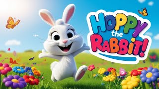 Hoppy the Rabbit - Nursery Rhymes and Songs for Children #rhymes #rabbit #rhymeforkids #kidssongs