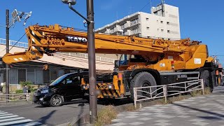 いろいろなトレーラーや大型トラックなどを撮影しました。　まな板トレーラー　ダンプカー　デコトラ　バラセメント車　ラフタークレーン　ラフテレーンクレーン