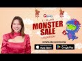 qoo10 1.1 monster sale