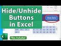 Custom Buttons to Hide & Show Worksheets in Excel - VBA Quickie 11