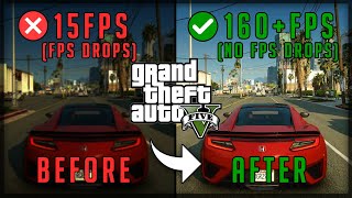 HOW TO FIX FPS DROPS & LAGS IN GTA 5!