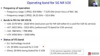 5G NR V2X for Connected and Automated Driving