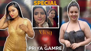 Ullu Actress Priya Gamre With Shyna Khatri || Shooting Vlog