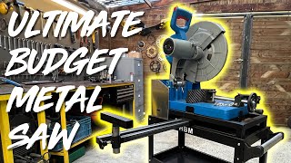 Ultimate Budget Metal Miter Saw Setup - DIY project