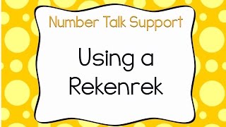 How to Use a Rekenrek