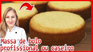 MASSA BRANCA PARA BOLO (PROFISSIONAL OU CASEIRO) | ANDRI OLEKSZECHEN