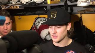 Torey Krug explains why Tuukka Rask fight fired Boston Bruins up