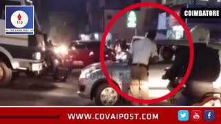 WATCH THE SHOCKING VISUALS of a traffic cop who is allegedly drunk