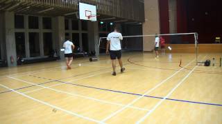 20120902孚瑪FUMA Badminton MD阿三+小胖VS小球+ALEX XD