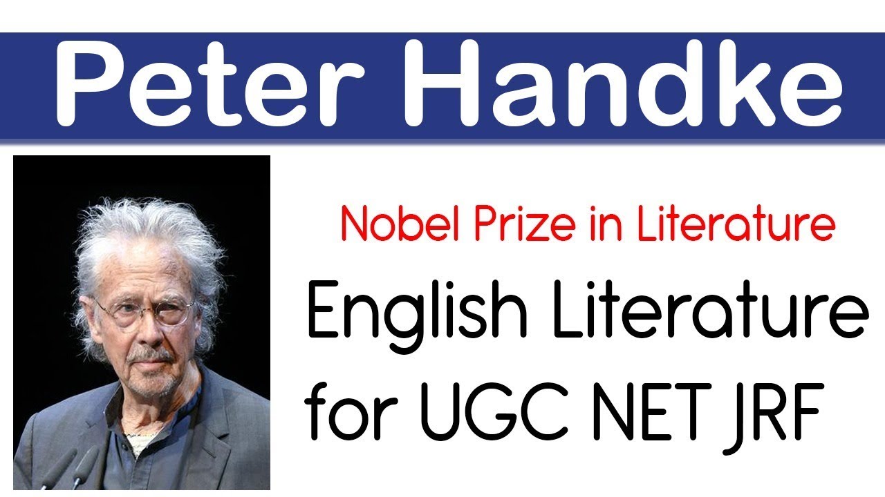 Peter Handke - Nobel Prize Winner In Literature - English Literature ...