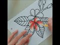 วาดดอกลีลาวดี drawing plumeria