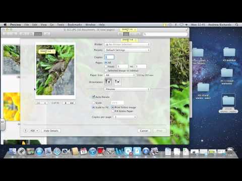 How to produce a contact sheet on a mac How to produce a contact sheet on a mac