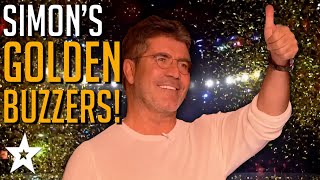 ALL SIMON COWELL'S GOLDEN BUZZER Auditions from Britain's Got Talent!