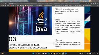Task-3 :- Create a Scientific Calculator || Java Developer Internship || @LetsGrowMore