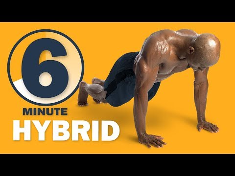 Exercise : 6 Minute Hybrid Follow Along Workout ( Kettlebell, Dumbbell, Bodyweight )