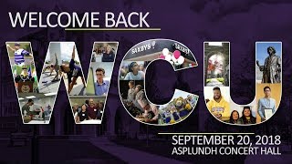 Welcome Back WCU 2018