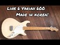 LINE 6 VARIAX 600. MADE IN KOREA. VINTAGE WHITE.