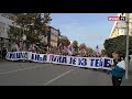 počeli protesti građana na trgu krajine u banjoj luci