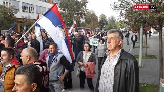 Počeli protesti građana na Trgu Krajine u Banjoj Luci