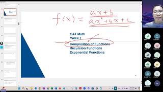 SAT Math Week 7: Part 2/2 Composition of Function; Recursive Function; Exponent Function #SAT #Math