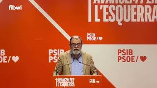 El PSIB abandona el Pacto por la Sostenibilidad de Baleares ante la falta de propuestas útiles