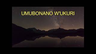 Umubonano W'ukuri - (Cover)