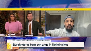 ”Unga är villiga att begå våldsuppdrag för pengar” | Nyhetsmorgon | TV4 \u0026 TV4 Play