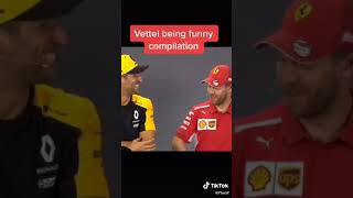 Vettel Being Funny For 40 Seconds Straight