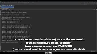 Python django creating superuser