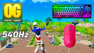 SteelSeries Apex Pro TKL ASMR 😴 Fortnite OG Solo Gameplay 🏆 Satisfying Keyboard Fortnite 360 FPS 4K