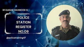 what ia register no 9 in police station?