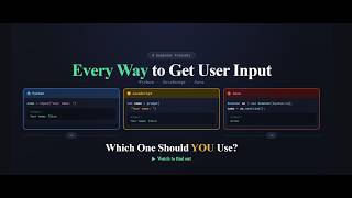 Python vs JavaScript vs Java: User Input Explained