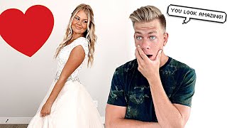 Wearing MY WEDDING DRESS  to See How My Husband Reacts!! *EMOTIONAL*