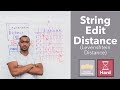 Edit Distance Between 2 Strings - The Levenshtein Distance (