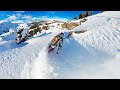 BLUEBIRD POWDER Snowboarding in Kirkwood California