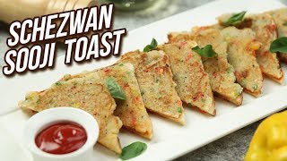 Instant Rava Toast - Schezwan Sooji Toast Recipe - Stop Motion Cooking - Sonali - Rajshri Food