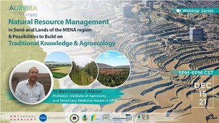 Webinar #4 | Natural Resource Management in Semi-arid Lands of the ‎MENA region, and Possibilities