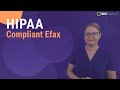 hipaa compliant e fax