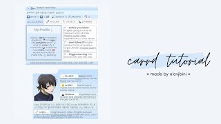 interactive & cute carrd tutorial — © chiggiri