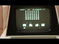 Commodore PET 2001 playing Space Invaders