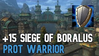 +15 Siege of Boralus | Prot Warrior | Topicx