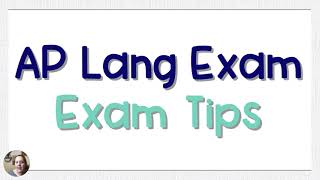 AP Lang Exam Tips | Coach Hall Writes