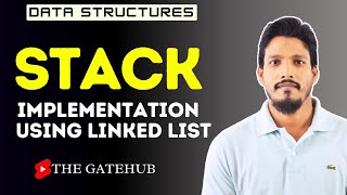 Stack implementation using linked list | Data Structures